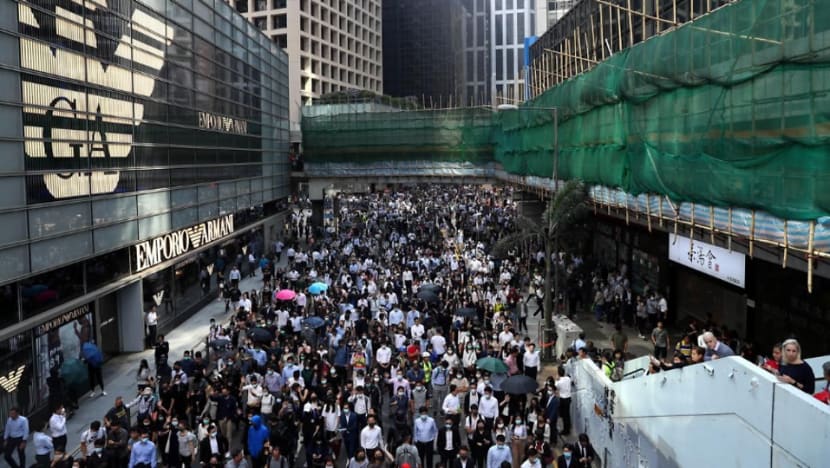 Frustration, safety fears at finance firms as protests paralyse Hong Kong Frustration, safety fears at finance firms as protests paralyse Hong Kong