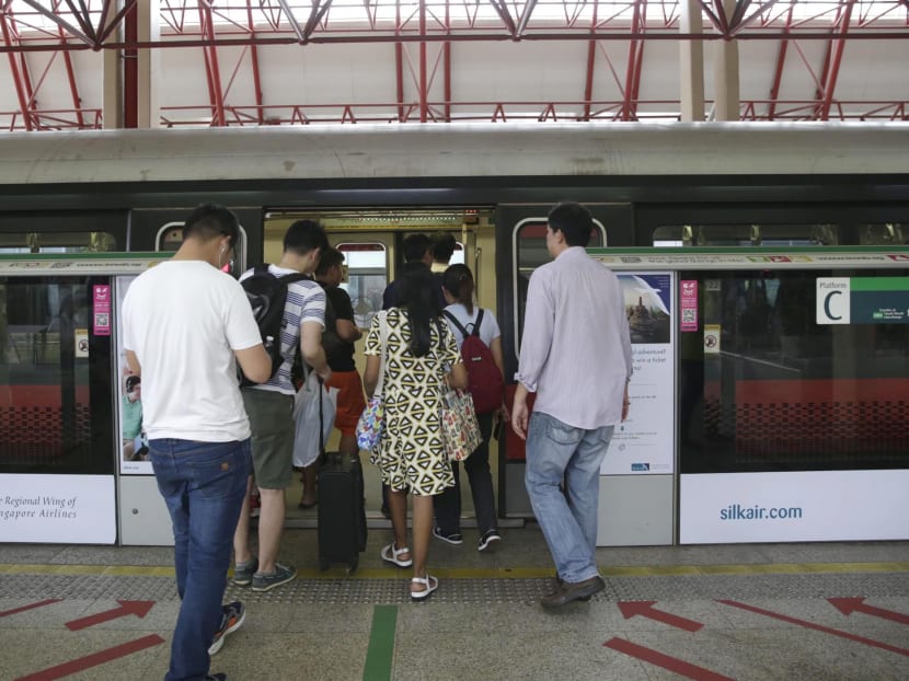 LTA said it would call a separate tender next year for the TEL train line’s non-fare business, under a pilot to optimise the use of the retail and advertising spaces in the TEL’s stations and trains. The goal was to raise the “vibrancy and financial sustainability” of the line. Photo: Wee Teck Hian/TODAY