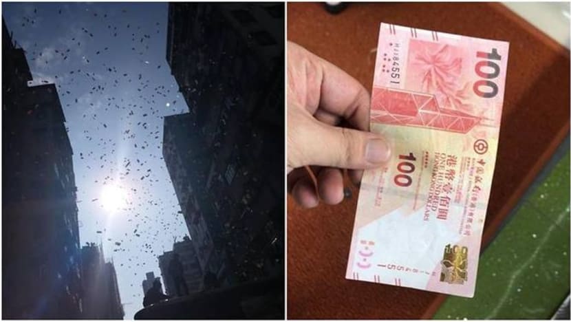 'Hujan duit' di kejiranan Hong Kong