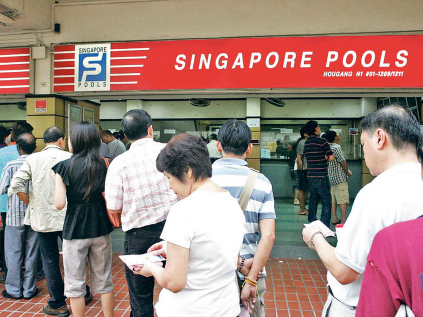 Singapore Pools is one of two exempt operators under the Remote Gambling Act. However, the letter writer says there is poor evidence that offering gamblers a legal alternative reduces illegal gambling. TODAY file photo