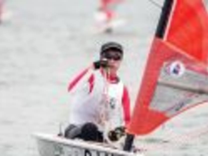 Bernie has a four-point lead over his Brazilian rival in the men’s Byte CII at the YOG. 
Photo: ISAF