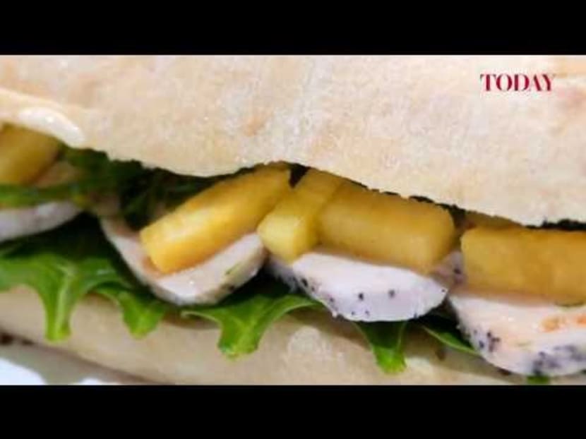 1-Star Michelin Chef Jacques Pourcel makes the 'Le Paris -- Singapore' gourmet sandwich