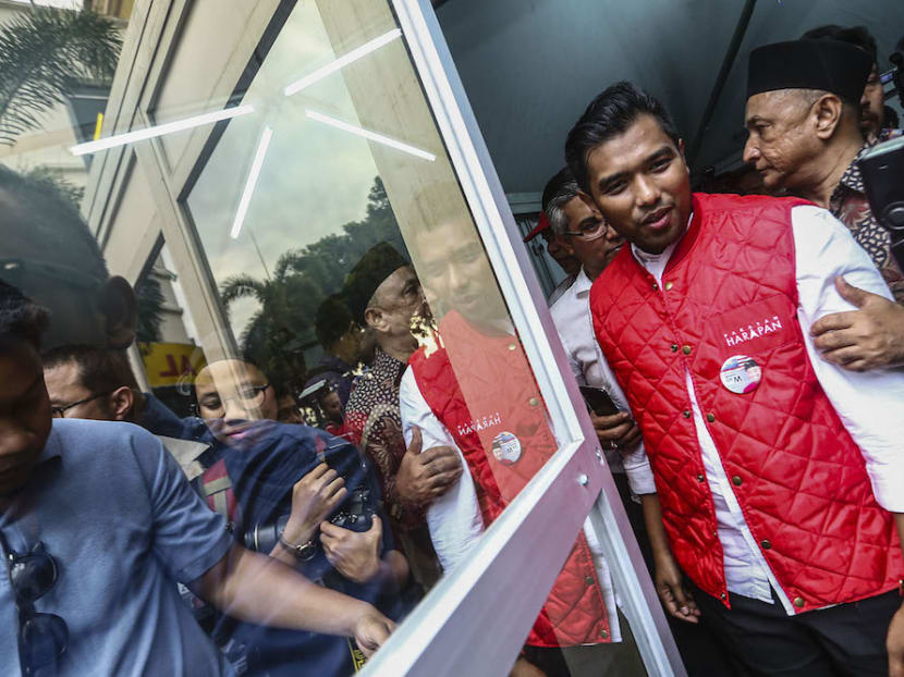 Pakatan Harapan candidate for the Semenyih by-election Muhammad Aiman Zainali is seen during the announcement of his candidacy in Semenyih. Pakatan Harapan candidate for the Semenyih by-election Muhammad Aiman Zainali is seen during the announcement of his candidacy in Semenyih.
