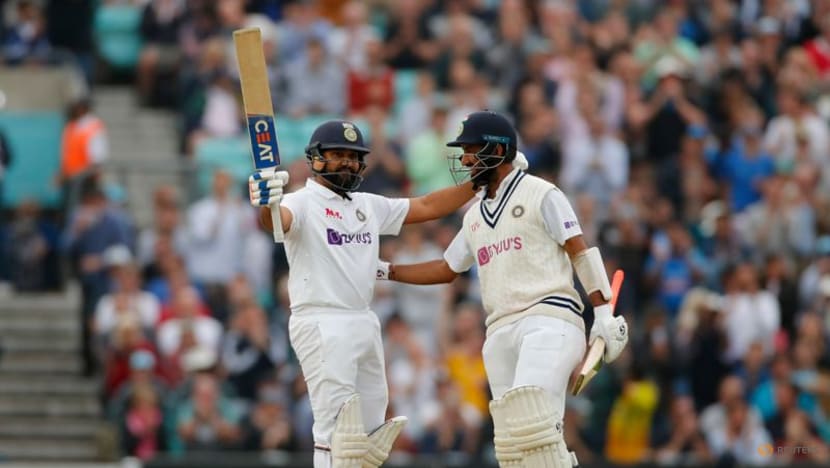 Cricket: Rohit hits century as India take control of Oval test Cricket: Rohit hits century as India take control of Oval test