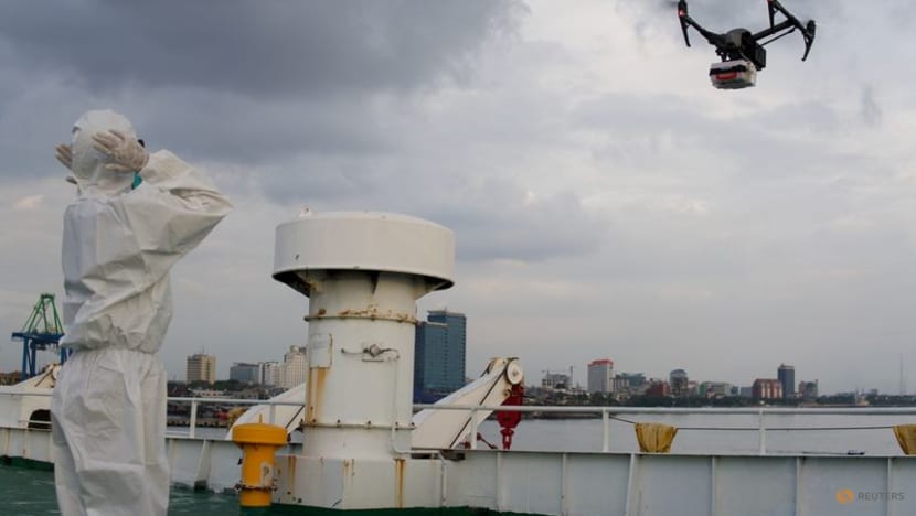 In Indonesia, drone deliveries provide lifeline for isolating COVID-19 patients In Indonesia, drone deliveries provide lifeline for isolating COVID-19 patients