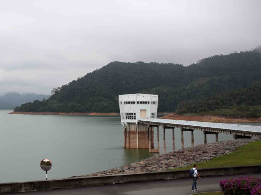 A general view of the Linggiu Reservoir in Johor.