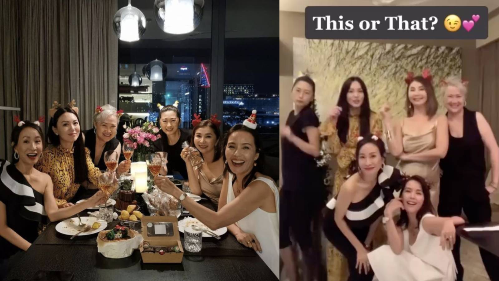 Zoe Tay, Hong Huifang, Chen Xiuhuan, Phyllis Quek, Angela Ang and Carole Lin Had An Early Christmas Dinner Together… Zoe Tay, Hong Huifang, Chen Xiuhuan, Phyllis Quek, Angela Ang and Carole Lin Had An Early Christmas Dinner Together…