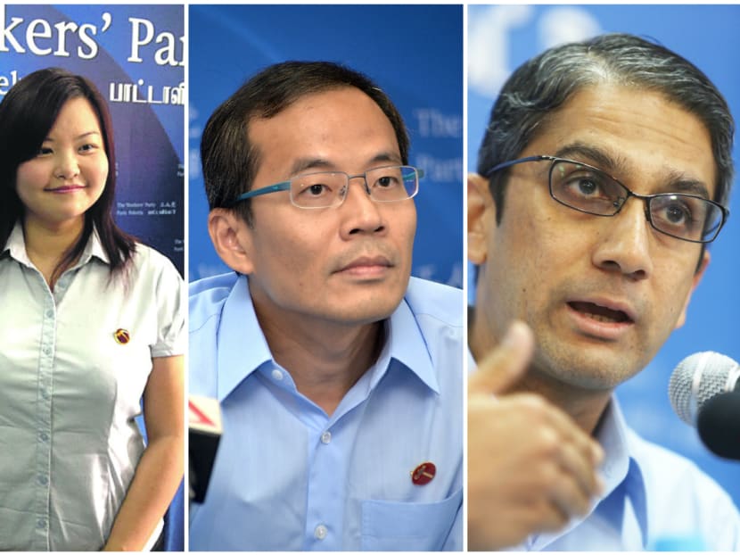 Ms Lee Li Lian, Mr Dennis Tan and Mr Leon Perera. TODAY file photo Ms Lee Li Lian, Mr Dennis Tan and Mr Leon Perera. TODAY file photo