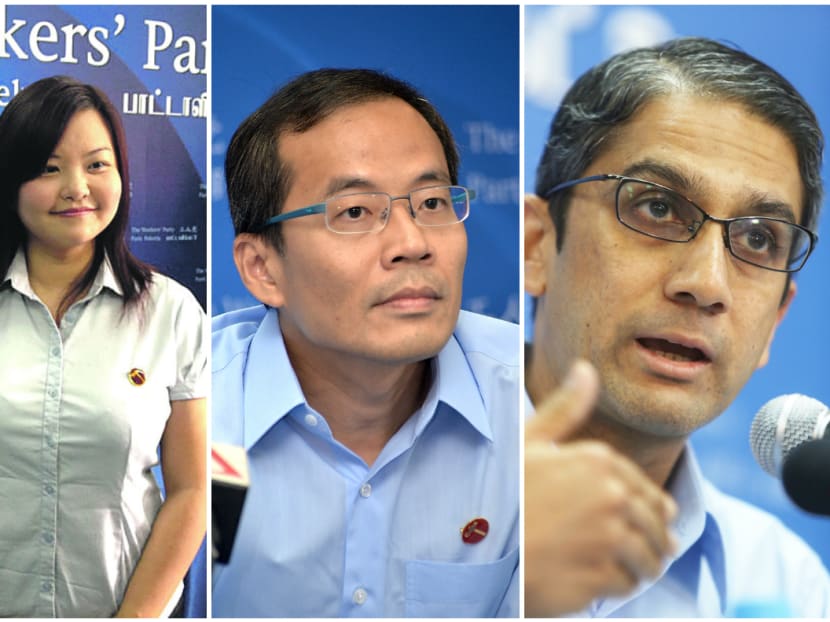 Ms Lee Li Lian, Mr Dennis Tan and Mr Leon Perera. TODAY file photo