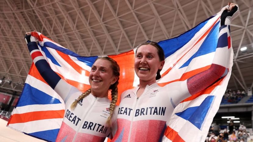 Olympics-Cycling-Golden girl Kenny savours historic madison triumph Olympics-Cycling-Golden girl Kenny savours historic madison triumph
