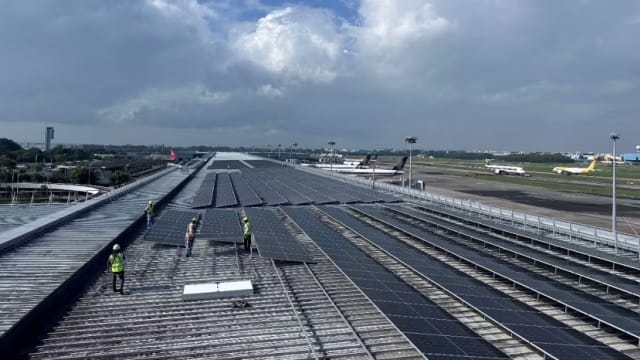 本地最大！樟宜机场建筑顶层将装太阳能系统
