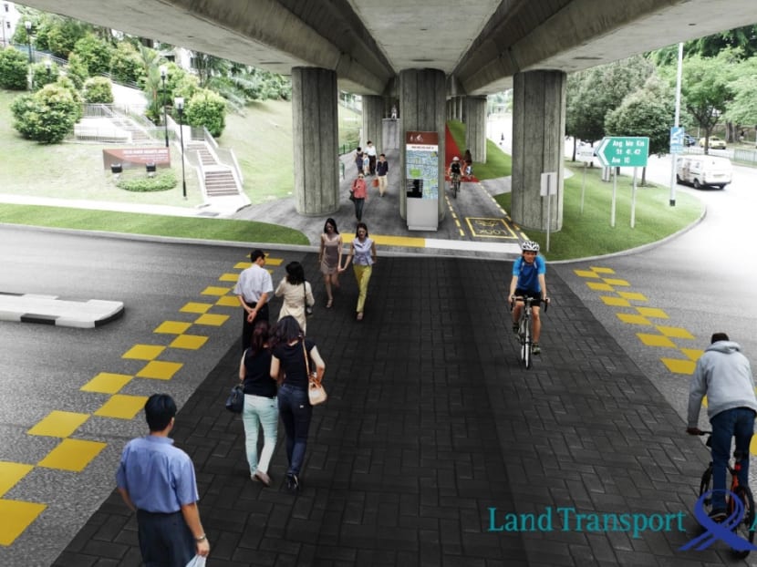 Work starts on cycling path network in Ang Mo Kio