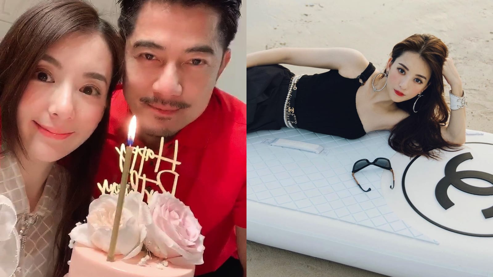 Aaron Kwok’s Wife Posts Photos Of Her Lounging On A S$27K Chanel Paddle Board On Chinese Valentine’s Day