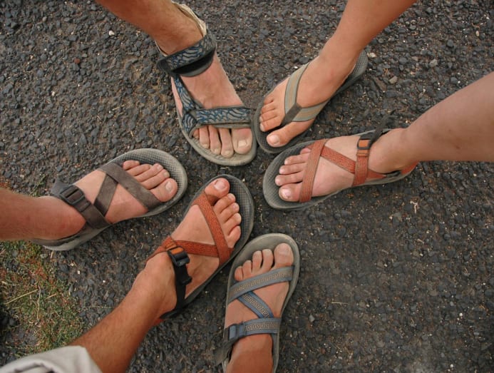 What causes sweaty feet and how do you keep them from smelling