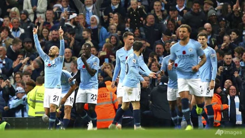 Football: Man City outclass Man Utd in derby to move top of Premier League Football: Man City outclass Man Utd in derby to move top of Premier League