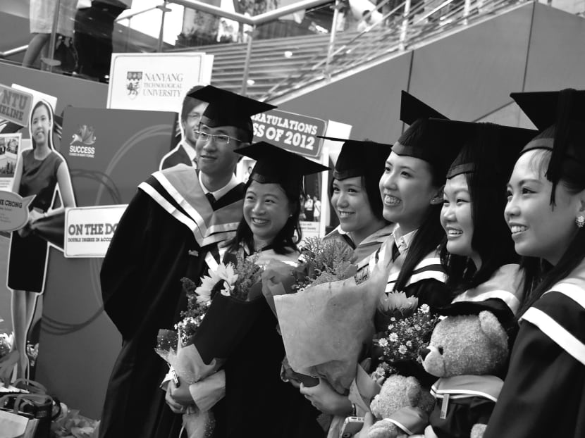 Our education and degrees are not an end in itself but a means to fulfil longer- and short-term wants like a seamless transition into the job market. Photo: NTU