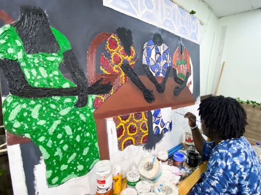 Nigeria artist transforms oil kegs into faces to reduce waste TODAY