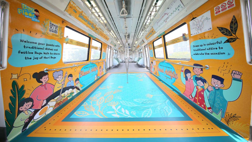 MRT dan bas berwajah baru sempena Hari Raya MRT dan bas berwajah baru sempena Hari Raya