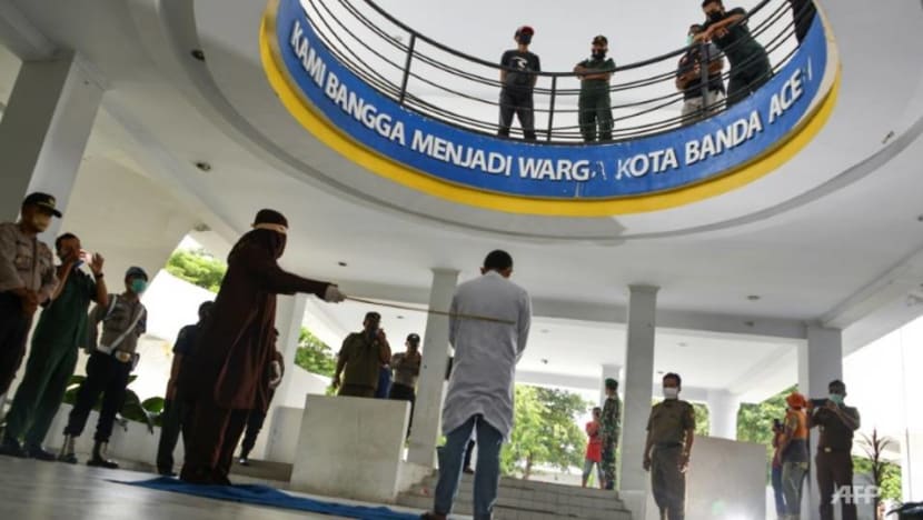 Indonesia couple lashed in Aceh despite coronavirus fears Indonesia couple lashed in Aceh despite coronavirus fears