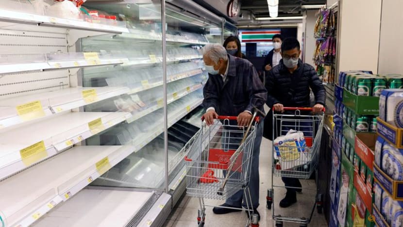 Hong Kong leader calls for calm after supermarkets emptied ahead of mass COVID-19 testing Hong Kong leader calls for calm after supermarkets emptied ahead of mass COVID-19 testing