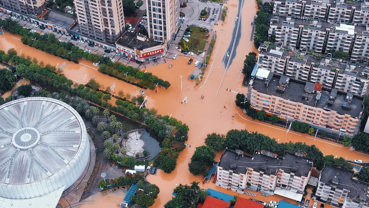 Storms from Typhoon Haikui drench China's Fujian province CNA