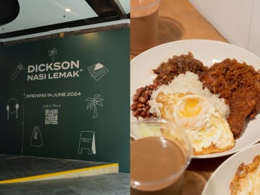 Dickson Nasi Lemak opening new dine-in outlet at Tanjong Pagar in June
