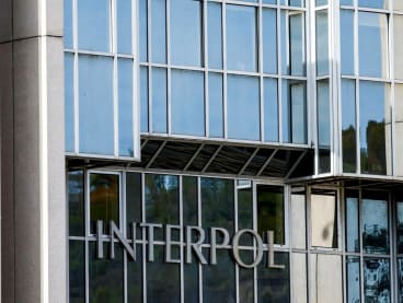 A view shows the International Criminal Police Organization (Interpol) headquarters in Lyon, France on Sept 30, 2023.
