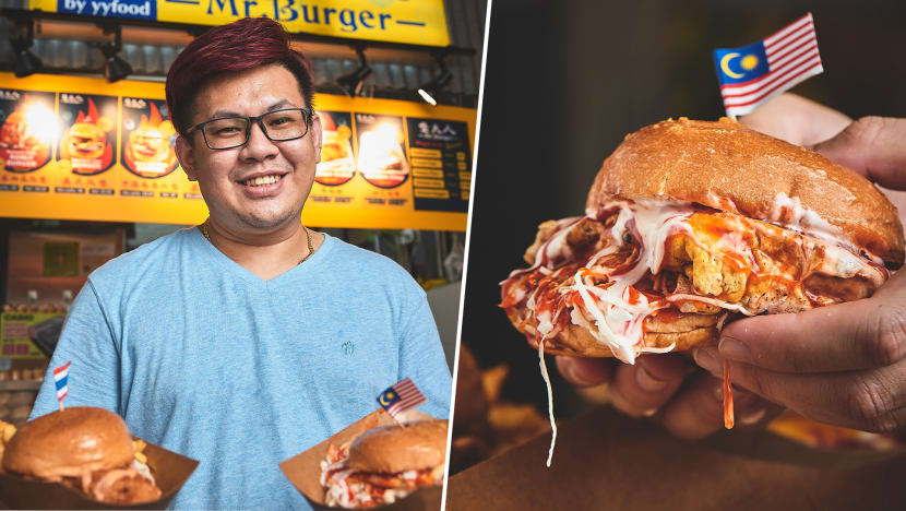 Café-Style $5 ‘Ramly’ Burger Cooked By Former Jones The Grocer Chef At Bugis Stall