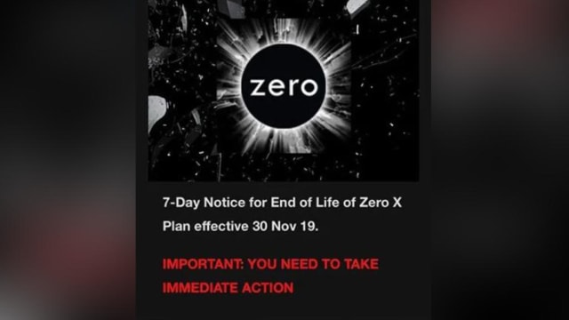Zero Mobile上月25日通知资媒局 停止提供手机配套
