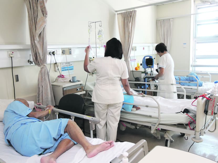 The number of public sector acute hospital beds has increased by over 600 beds with the completion of the Khoo Teck Puat Hospital in 2010. TODAY file photo