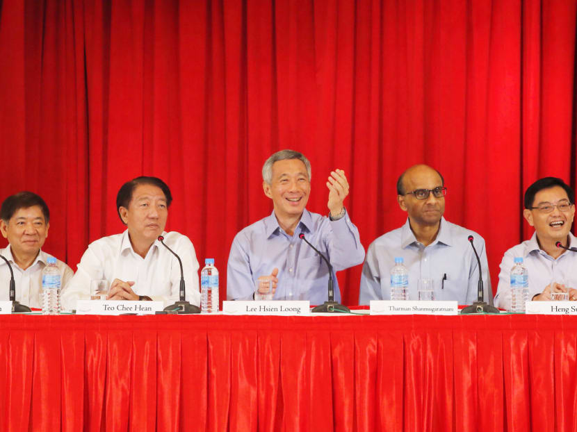 Prime Minister Lee Hsien Loong holding a press conference  on 28 September 2015 at the Istana to announce the Cabinet and other appointments. TODAY file photo