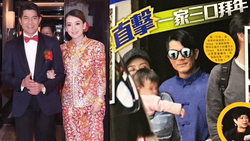 Photos of Aaron Kwok and his family revealed