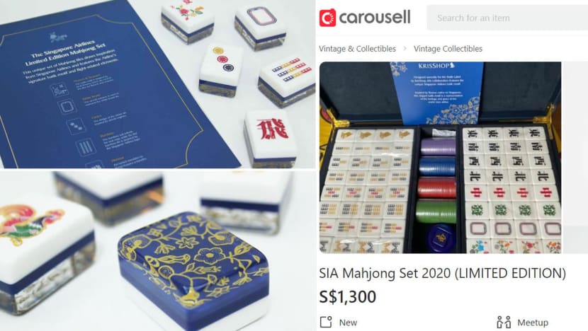 Pre-Orders For SIA Mahjong Tiles Are Now Closed. But People Are Re-Selling Them On Carousell At Up To $1,300 Per Set
