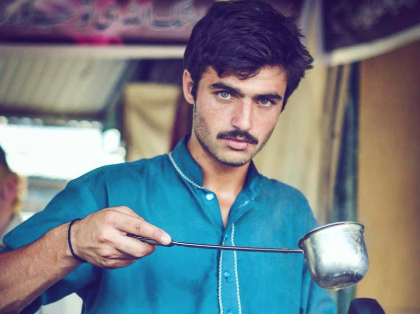 A Pakistani tea merchant with velvet eyes saw his life changed this week when his portrait raced around the Internet, sparking ardent debates on class contempt, objectification, and the place of ethnic Pashtuns in society. Photo:  Jiah's Photography/Facebook