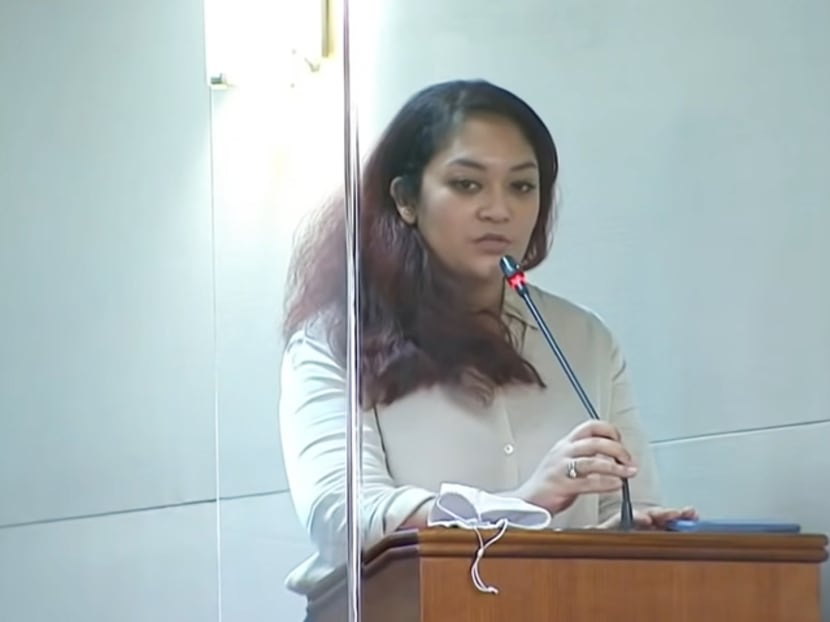 Workers' Party MP Raeesah Khan who raised the allegations over remarks made by police to a rape victim in Parliament in August, 2021. Workers' Party MP Raeesah Khan who raised the allegations over remarks made by police to a rape victim in Parliament in August, 2021.
