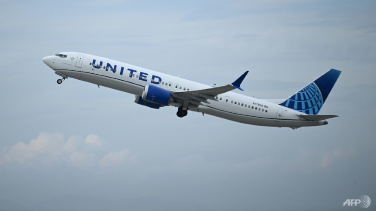 United Airlines flight forced to return to Houston airport after engine catches fire shortly after takeoff