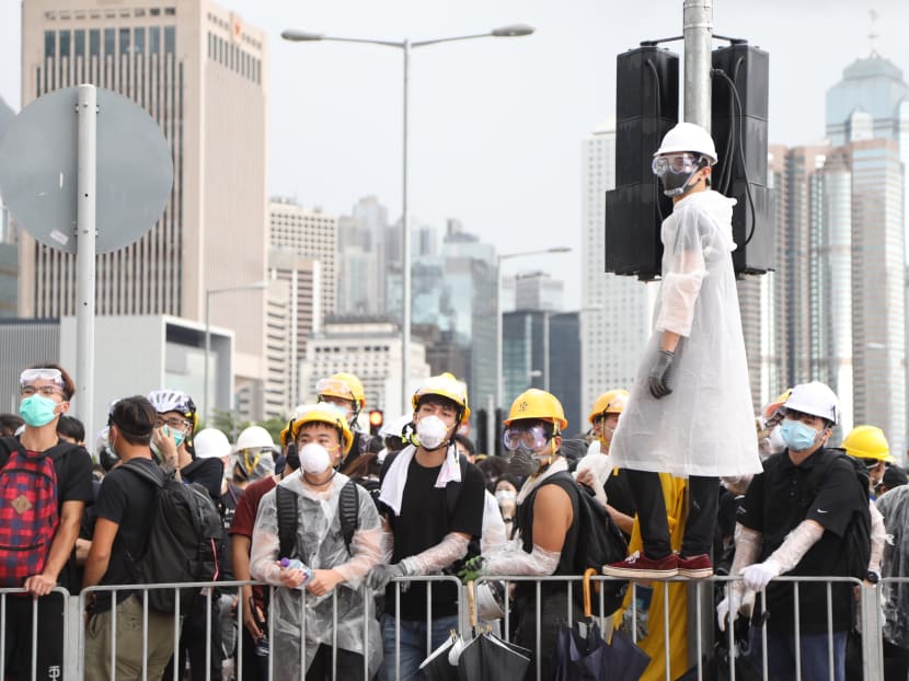 Protesters fear that the bill would lead to the erosion of democratic freedoms in Hong Kong as anyone, including critics of Beijing, could be extradited to China.