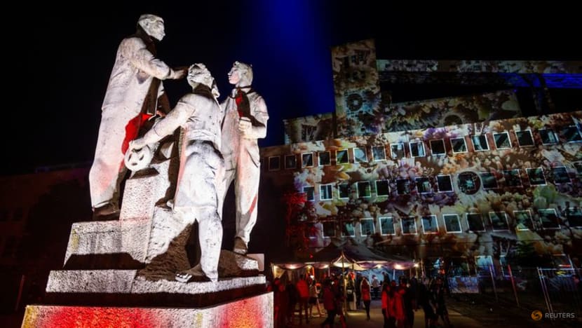 Music and light shows bring new energy to derelict Hungarian power plant