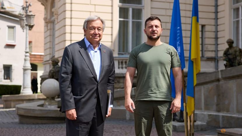 Ukraine's Zelenskyy: UN must ensure security of Zaporizhzhia nuclear plant Ukraine's Zelenskyy: UN must ensure security of Zaporizhzhia nuclear plant