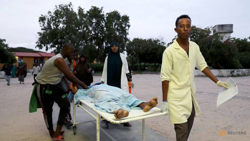 At least seven dead after gunmen attack Mogadishu hotel At least seven dead after gunmen attack Mogadishu hotel