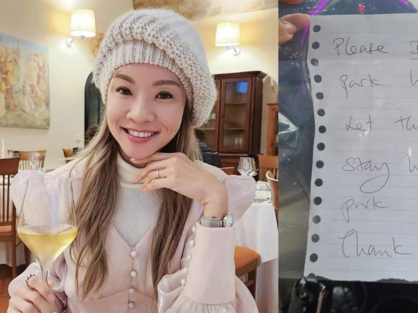 Jade Seah says she’s tired of 'self-entitled, landed home owners' after receiving note asking her not to park in their private housing estate