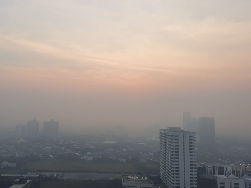 A picture of the smog in Bangkok taken by a user on Twitter.