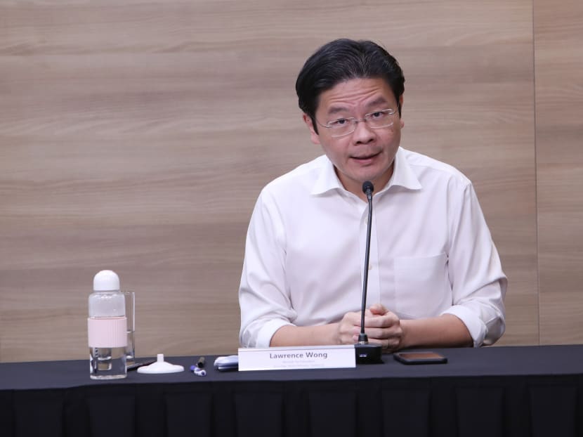Mr Lawrence Wong (pictured) said that the progressive trajectory towards the third phase of reopening Singapore's economy is contingent on the people here doing their part, and it is not an "automatic progression".