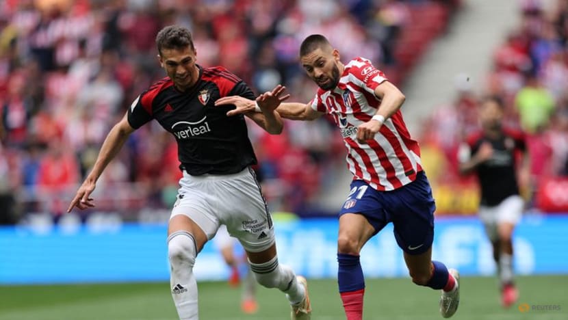 Atletico breeze past Osasuna 3-0 in LaLiga clash
