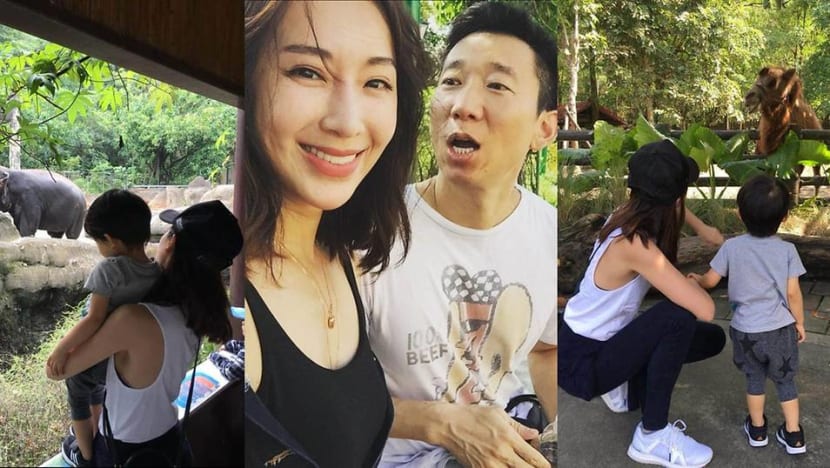 Sonia Sui visits the zoo with family