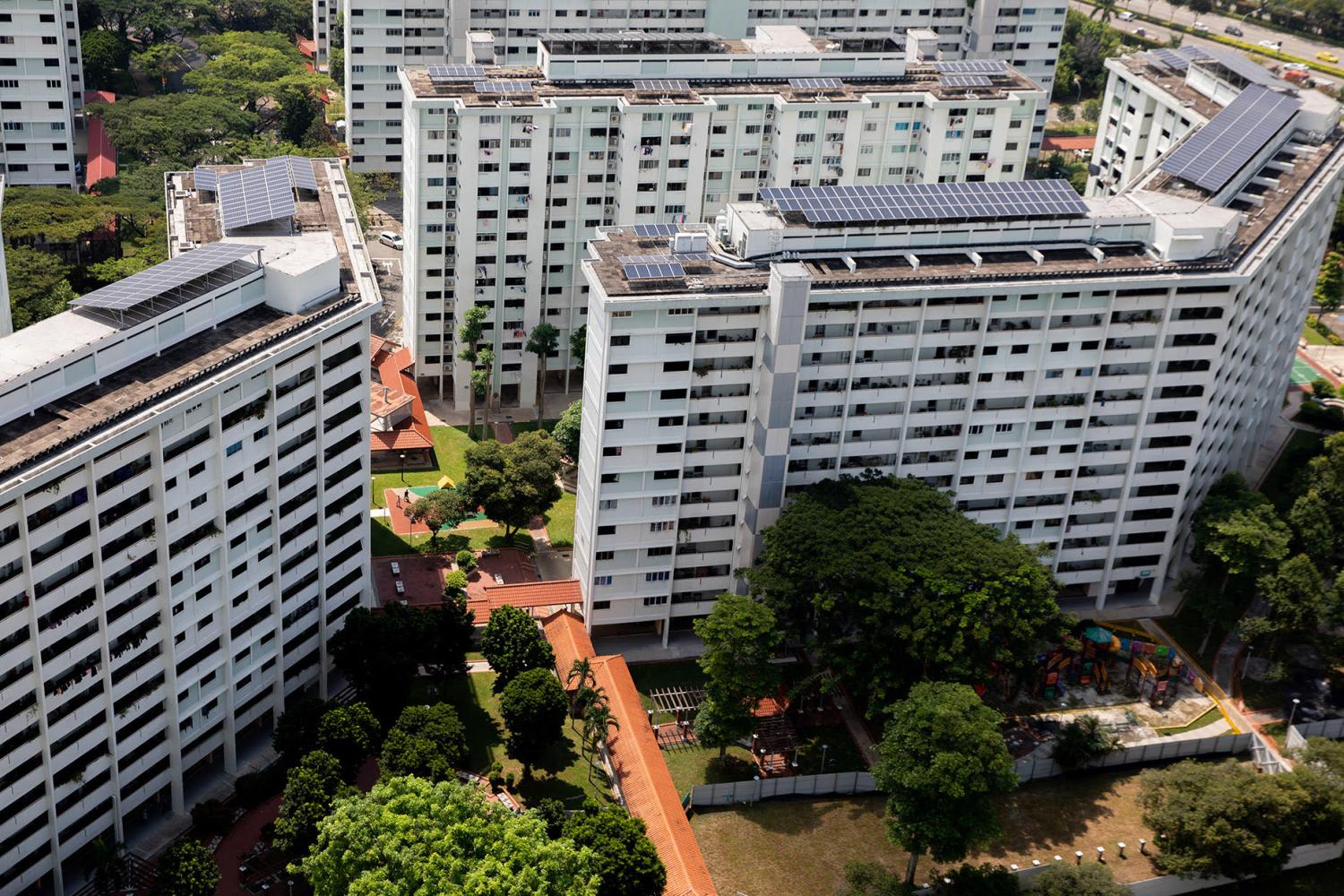The Ang Mo Kio Avenue 3 estate where four Housing and Development Board blocks had been identified for redevelopment under the Selective En bloc Redevelopment Scheme (Sers).