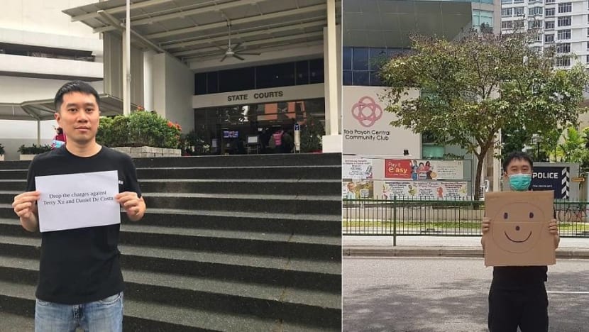 Jolovan Wham charged with staging illegal protests outside old State Courts, in Toa Payoh Jolovan Wham charged with staging illegal protests outside old State Courts, in Toa Payoh