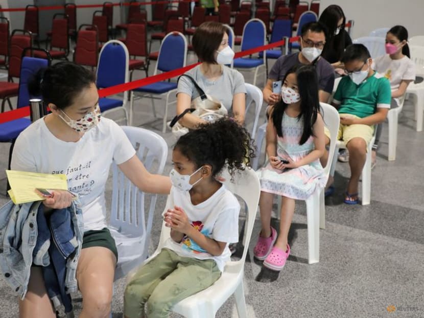 Yelps, tears as Malaysia starts COVID-19 vaccinations for young children Yelps, tears as Malaysia starts COVID-19 vaccinations for young children
