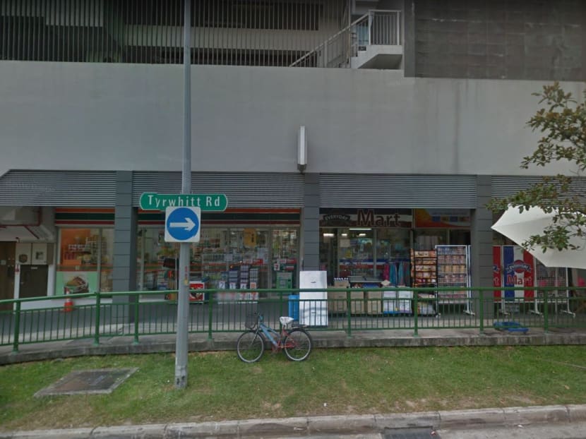 Patmakantan Arevalagam, a Malaysian, faces one count of attempting to rob a convenience store in Lavender with a penknife between 1.24pm and 1.46pm on Wednesday (March 28). Photo: Internet screencap via Google Maps