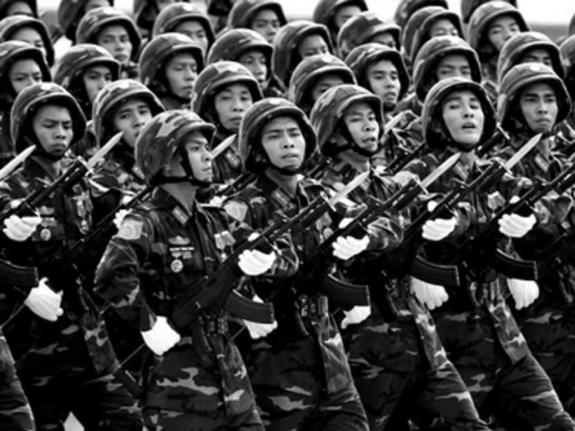 Soldiers during National Day in Hanoi on Sept 2 last year. Facing increasing pressures from Beijing in the South China Sea, Vietnam has been investing considerably in its military capabilities. Photo: Reuters Soldiers during National Day in Hanoi on Sept 2 last year. Facing increasing pressures from Beijing in the South China Sea, Vietnam has been investing considerably in its military capabilities. Photo: Reuters